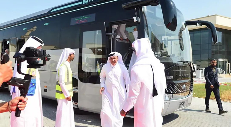 ¡888 buses eléctricos de Yutong son testigos de la finalización de la mayor estación de servicio de vehículos eléctricos del mundo!